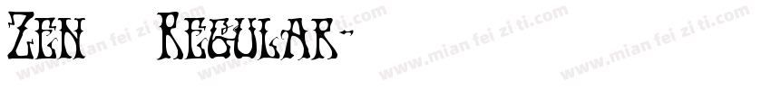 Zen圆体 Regular字体转换